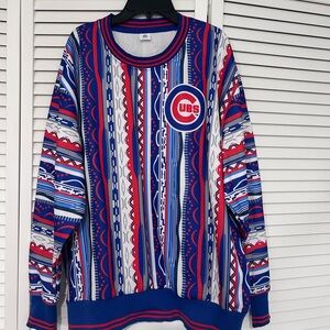 Cubs Pat Hughes Sweater Giveaway 2024 XL